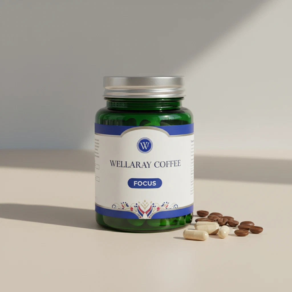 Wellaray Coffee Slim Coffee Booster Packung - Kaffee Nahrungsergänzungsmittel mit L-Carnitin